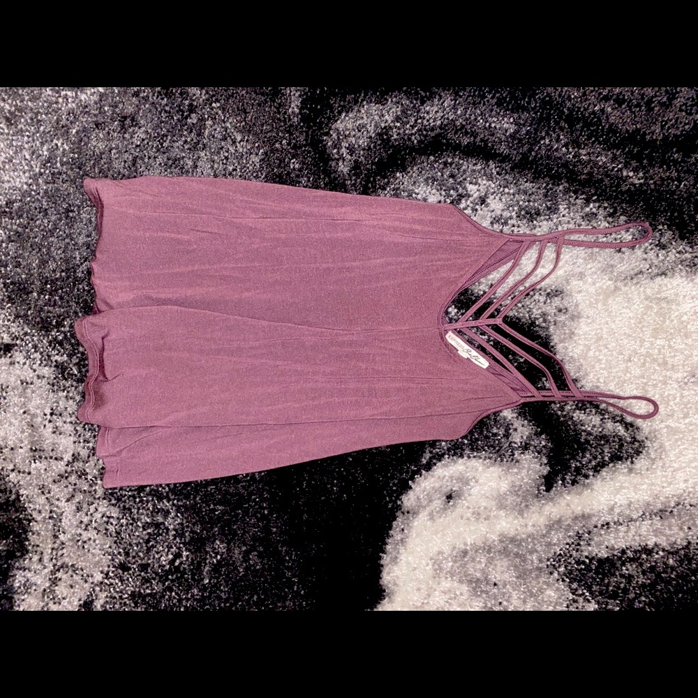 Purple tank